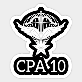 Emmanuel Macron Sweat CPA 10 Logo CPA10 Sticker